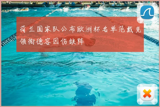 荷兰国家队公布欧洲杯名单范戴克领衔德容因伤缺阵