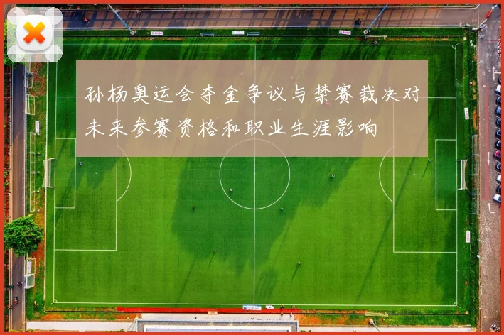 孙杨奥运会夺金争议与禁赛裁决对未来参赛资格和职业生涯影响