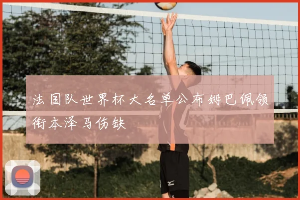 法国队世界杯大名单公布姆巴佩领衔本泽马伤缺